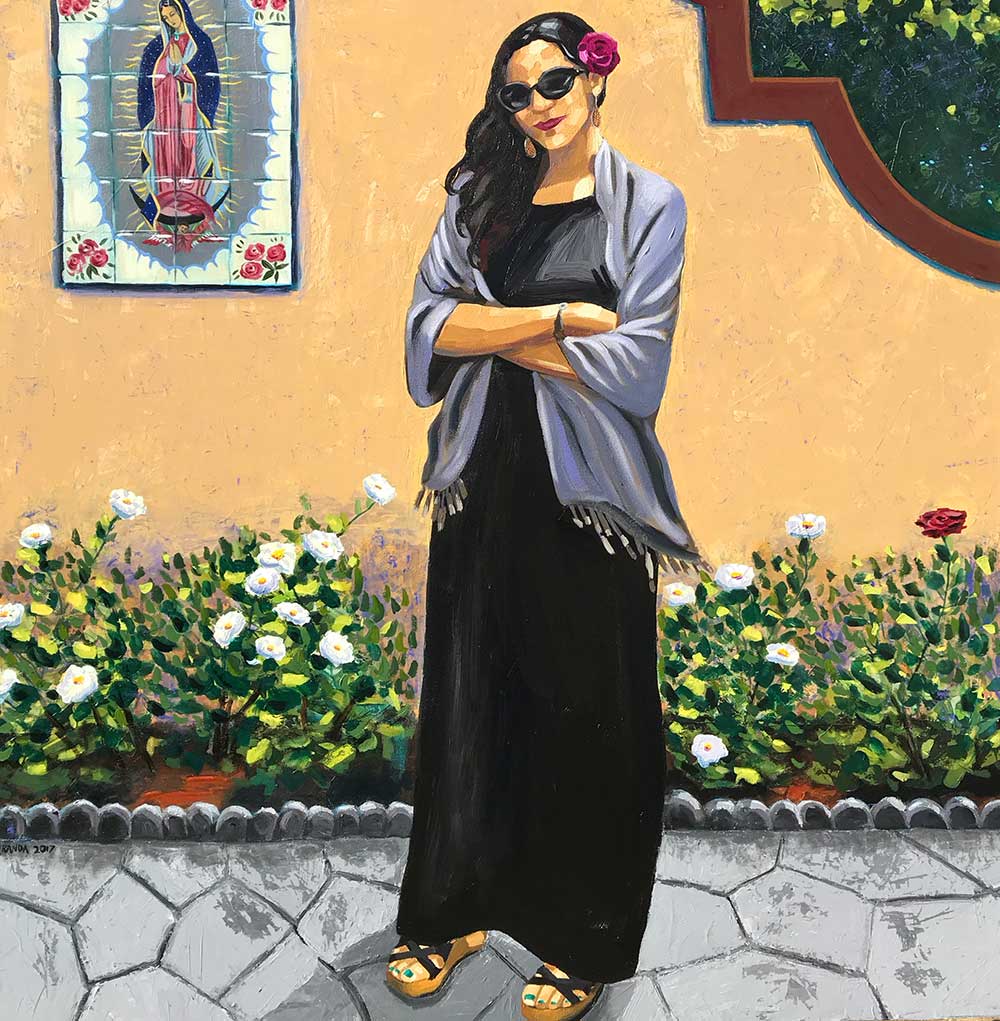 Diosas de las Americas, Acrylic on canvas, 48”x48”, 2018